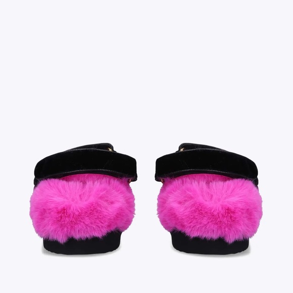 NWT Kurt Geiger Furry Pink Sandals Modern Luxury Style Barbie Core Pink Sold out - Picture 4 of 8